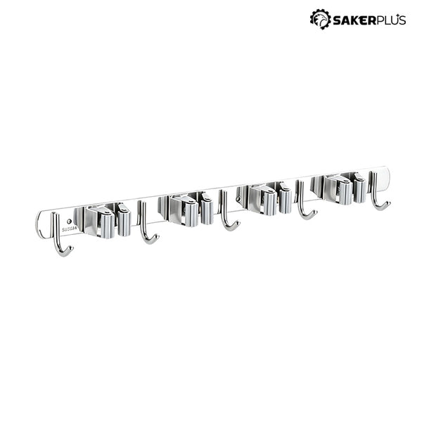 Sakerplus® Stainless Steel Broom Mop Holder Wall Mount