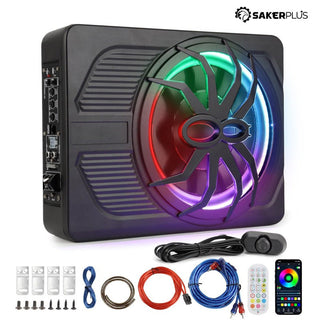 Sakerplus® Slim Powered Car Subwoofer Audio Speaker