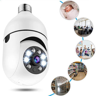 SAKER® Wireless Wifi Light Bulb Camera Security Camera
