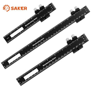Saker Woodworking Multi-Function Marking Ruler Set