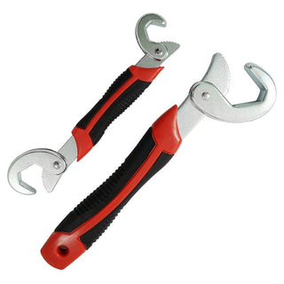 Saker Adjustable Wrench Spanner Set 2 Piece