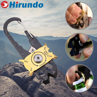 Hirundo 20-in-1 EDC Portable Mini Utility Multi Tool Keyring