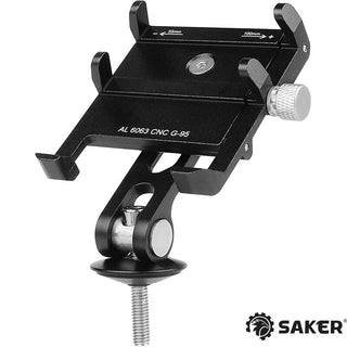 Saker Bicycle Phone Mount on Fork Stem