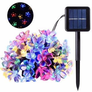 Solar-Powered String Lights (Blossom Flower)