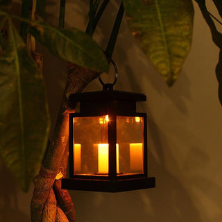 Solar-Powered Vintage Candlelight Lamp