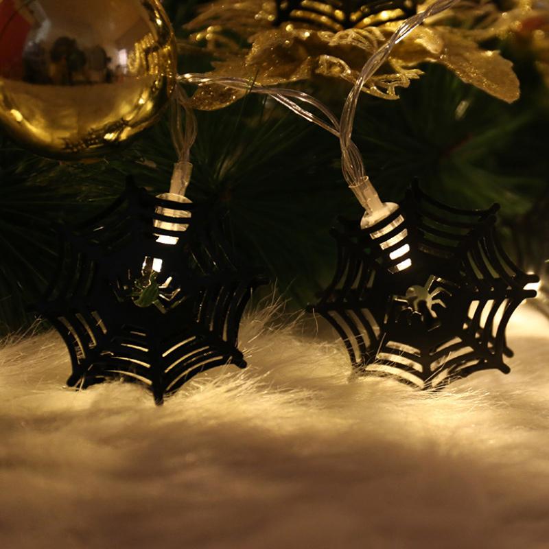 Saker Halloween Spider Web String Light