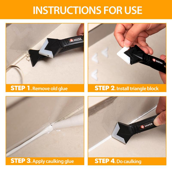 Saker® Silicone Caulking Tools