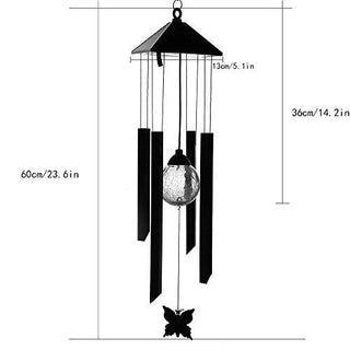 Solar Powered Metal Wind Chime