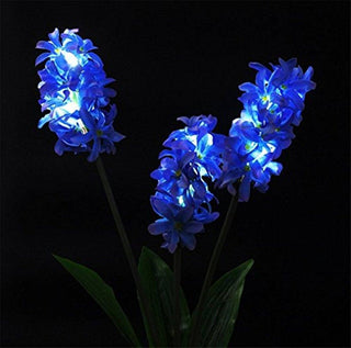 Solar Powered Hyacinth Flower Light