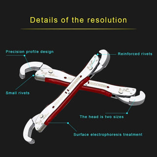 Multi-Function Magic Wrench Universal Adjustable Wrench