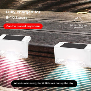 Saker Solar Deck Lights Outdoor 4 Pack