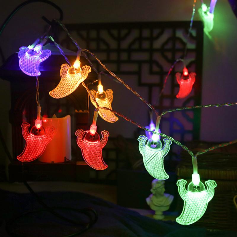 Saker Halloween Ghost String Lights(Warm White/Coloured)