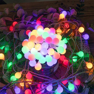 33ft 100 LED Globe Ball String Lights