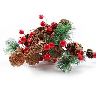 Christmas Pine Cone & Mulberry Decorative String Light