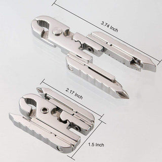 Hirundo 15 in 1 Multi-tool Pliers Tool Keychain Stainless Steel Combination EDC Tool