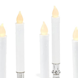 Flameless Ivory Window Candles