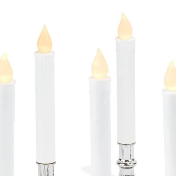 Flameless Ivory Window Candles