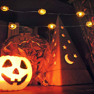 Grimace Pumpkin Halloween String Lights