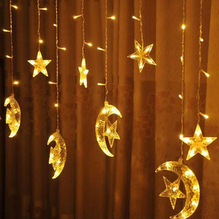 Moon Star LED Curtain String Light