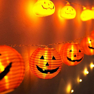 Saker Halloween Foldable Pumpkin String Lights