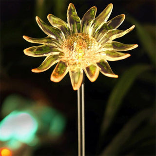 Solar-Powered Dandelion Lily Sunflower Light