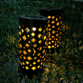 Solar Powered Star Moon Garden Light