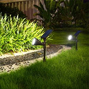Solar-Powered Landscape Sensor Lights
